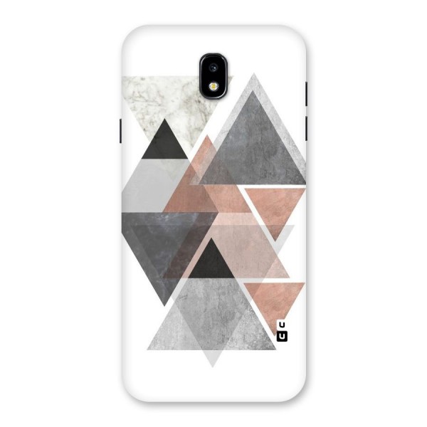 Abstract Diamond Pink Design Back Case for Galaxy J7 Pro