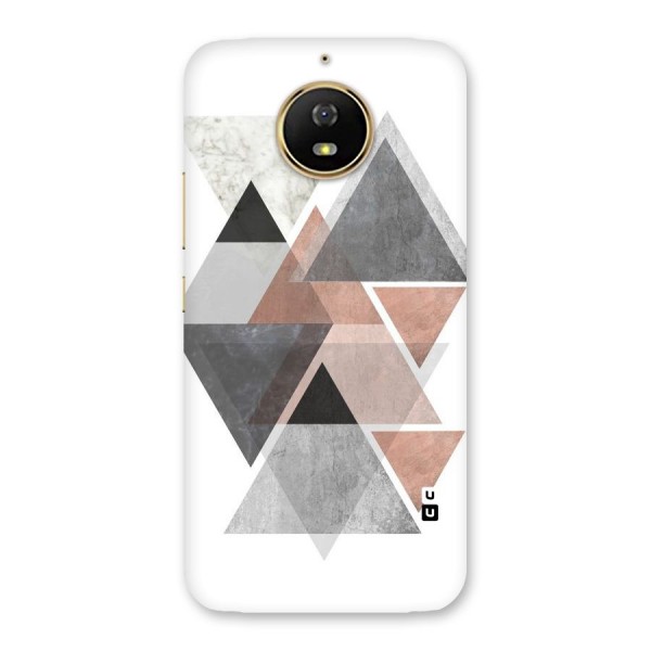 Abstract Diamond Pink Design Back Case for Moto G5s