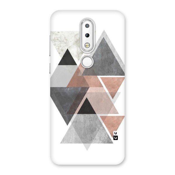 Abstract Diamond Pink Design Back Case for Nokia 6.1 Plus