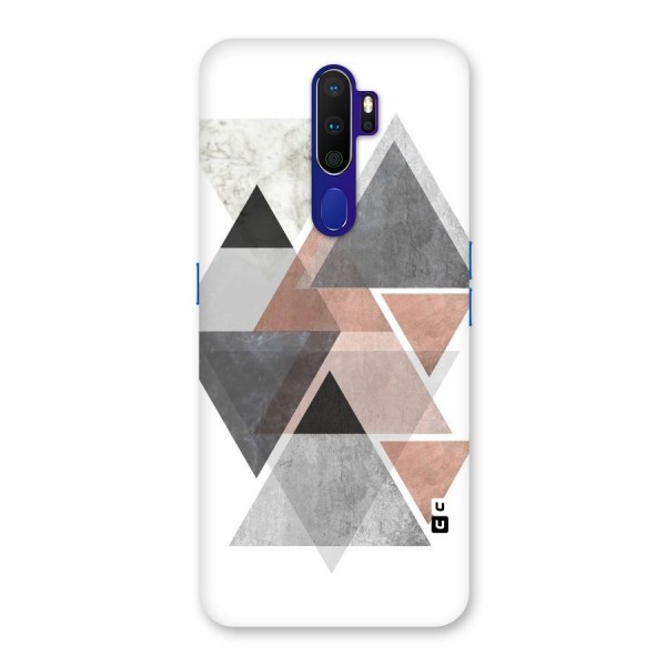 Abstract Diamond Pink Design Back Case for Oppo A9 (2020)