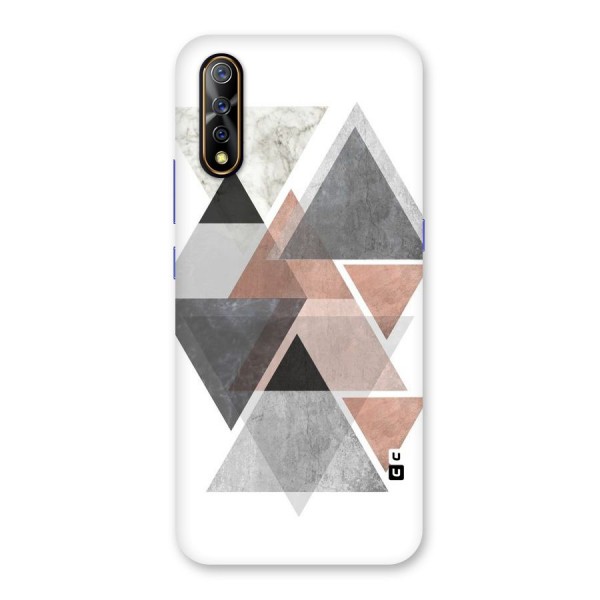 Abstract Diamond Pink Design Back Case for Vivo S1