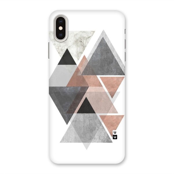 Abstract Diamond Pink Design Back Case for iPhone XS Max