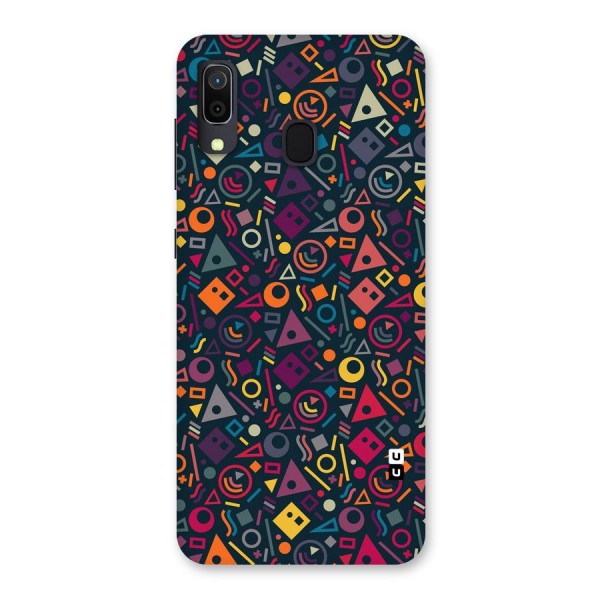 Abstract Figures Back Case for Galaxy A20