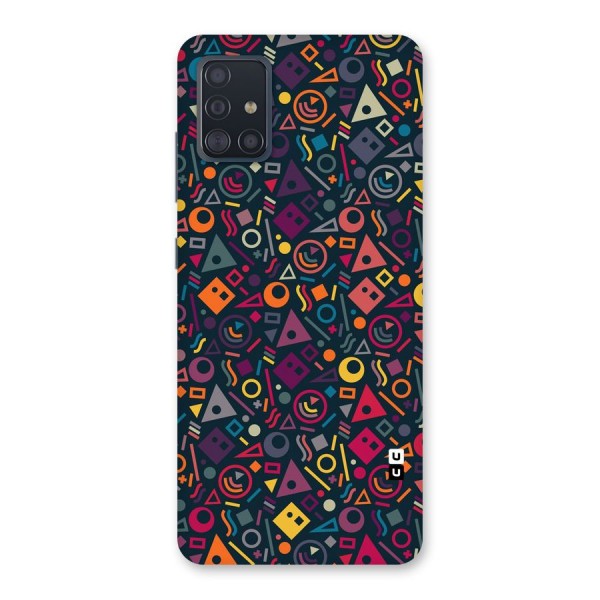 Abstract Figures Back Case for Galaxy A51