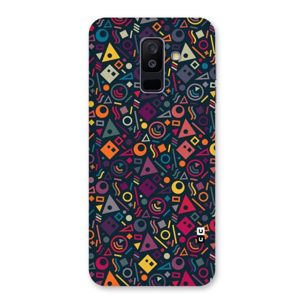 Abstract Figures Back Case for Galaxy A6 Plus