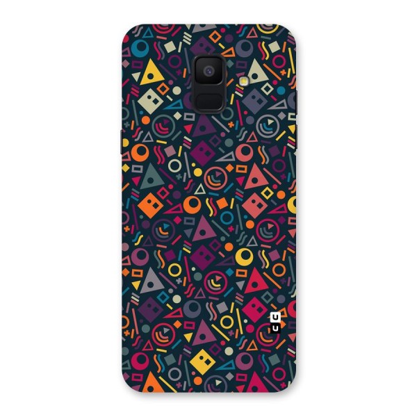 Abstract Figures Back Case for Galaxy A6 (2018)