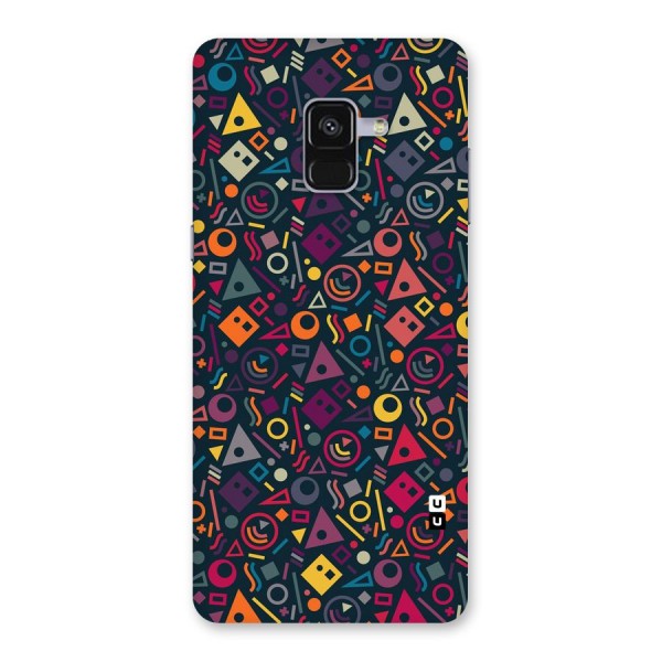Abstract Figures Back Case for Galaxy A8 Plus