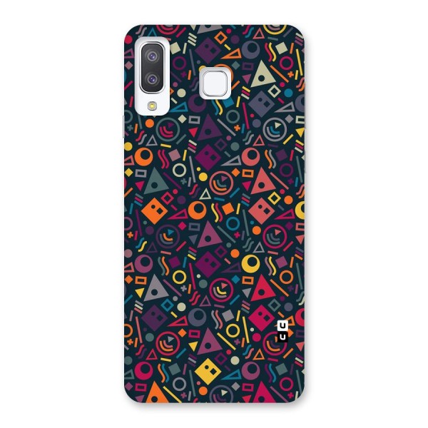 Abstract Figures Back Case for Galaxy A8 Star