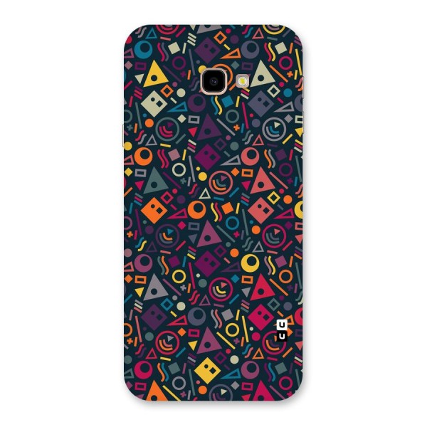 Abstract Figures Back Case for Galaxy J4 Plus