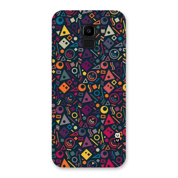 Abstract Figures Back Case for Galaxy J6
