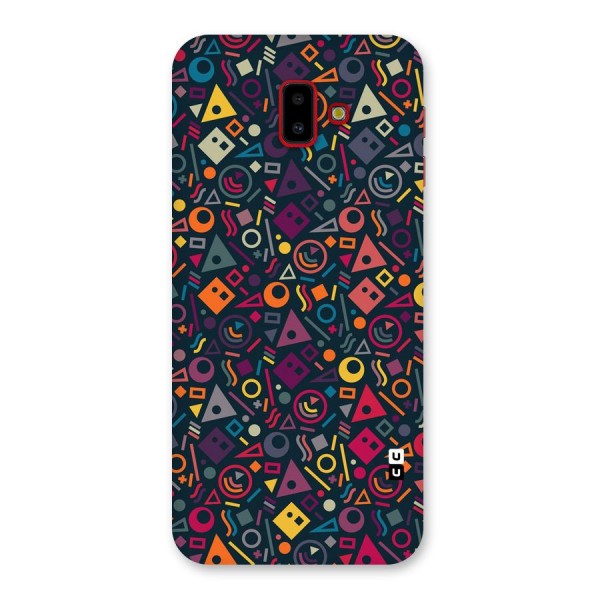 Abstract Figures Back Case for Galaxy J6 Plus