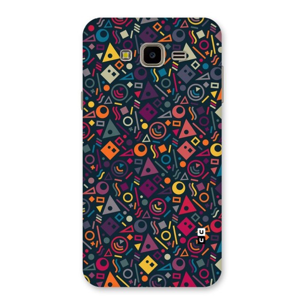 Abstract Figures Back Case for Galaxy J7 Nxt