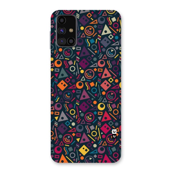 Abstract Figures Back Case for Galaxy M31s