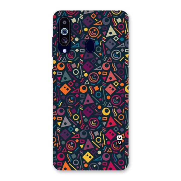 Abstract Figures Back Case for Galaxy M40