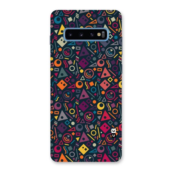 Abstract Figures Back Case for Galaxy S10 Plus
