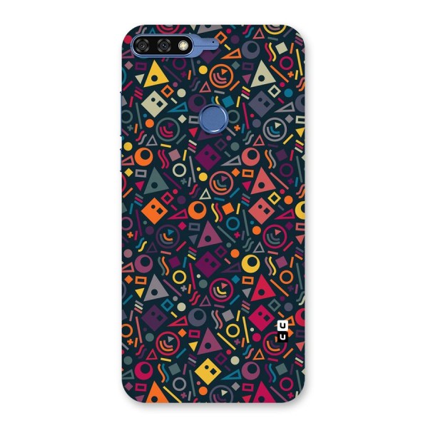 Abstract Figures Back Case for Honor 7C