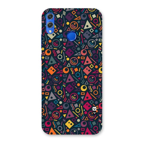 Abstract Figures Back Case for Honor 8X