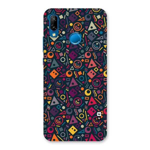 Abstract Figures Back Case for Huawei P20 Lite