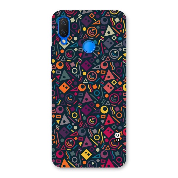 Abstract Figures Back Case for Huawei P Smart+