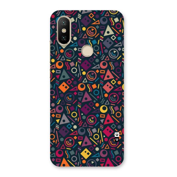 Abstract Figures Back Case for Mi A2
