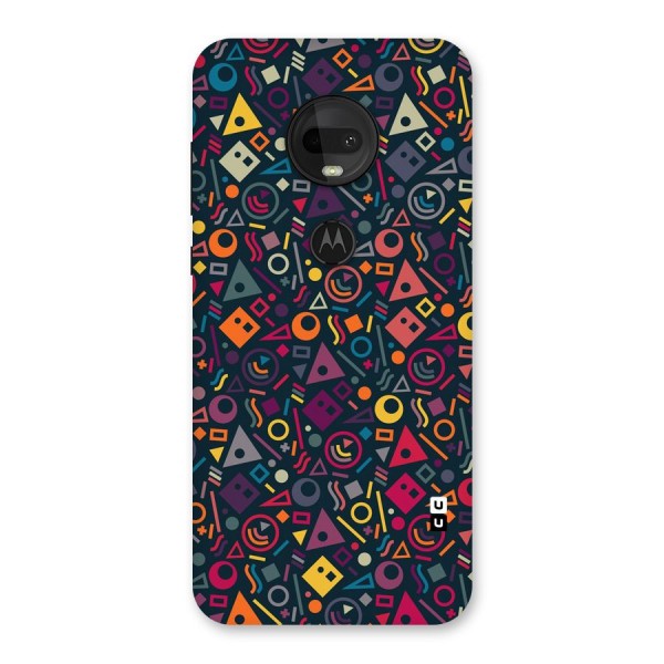 Abstract Figures Back Case for Moto G7