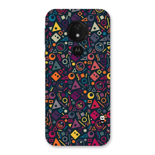 Abstract Figures Back Case for Moto G7 Power