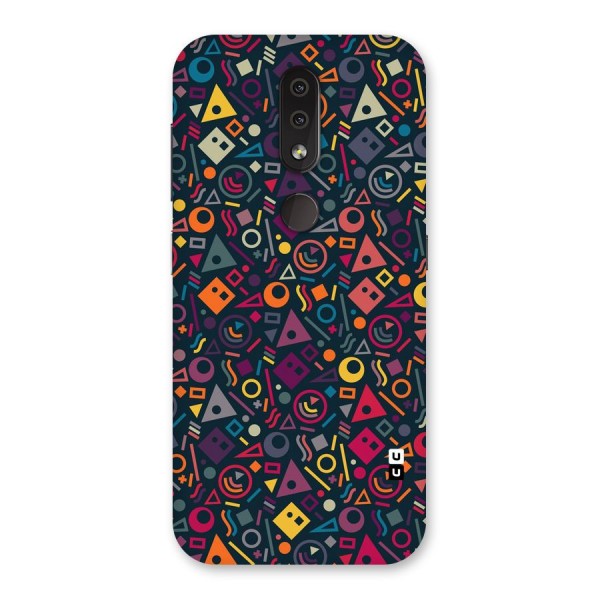 Abstract Figures Back Case for Nokia 4.2