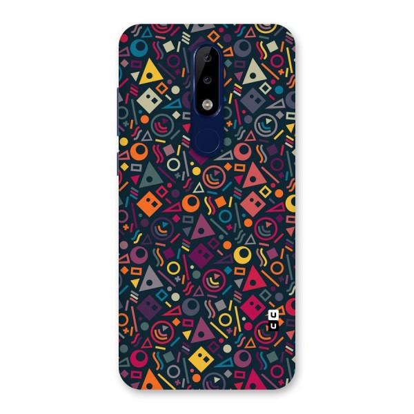 Abstract Figures Back Case for Nokia 5.1 Plus