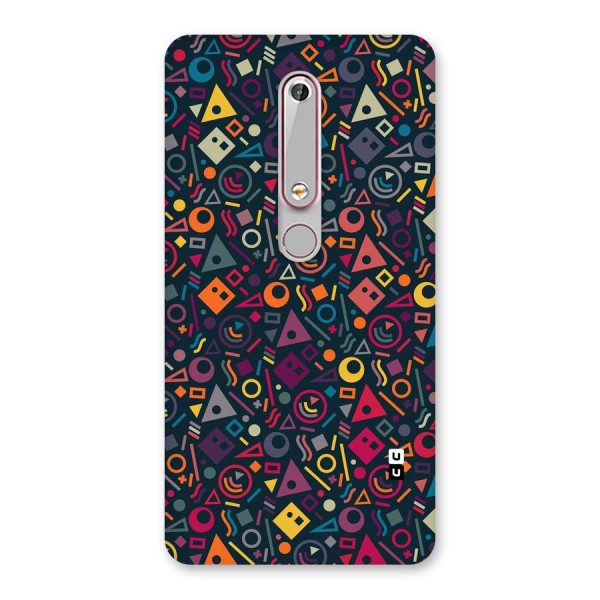Abstract Figures Back Case for Nokia 6.1