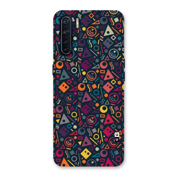 Abstract Figures Back Case for Oppo F15