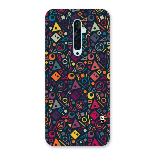Abstract Figures Back Case for Oppo Reno2 F