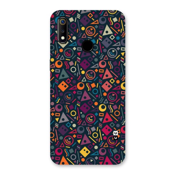 Abstract Figures Back Case for Realme 3