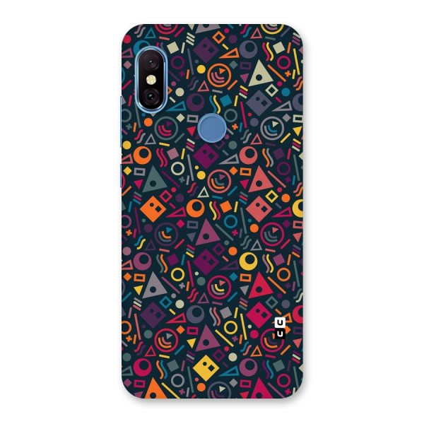 Abstract Figures Back Case for Redmi Note 6 Pro