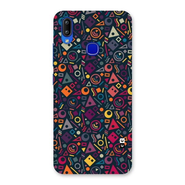 Abstract Figures Back Case for Vivo Y91