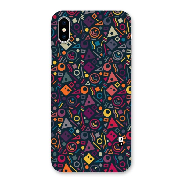 Abstract Figures Back Case for iPhone XS