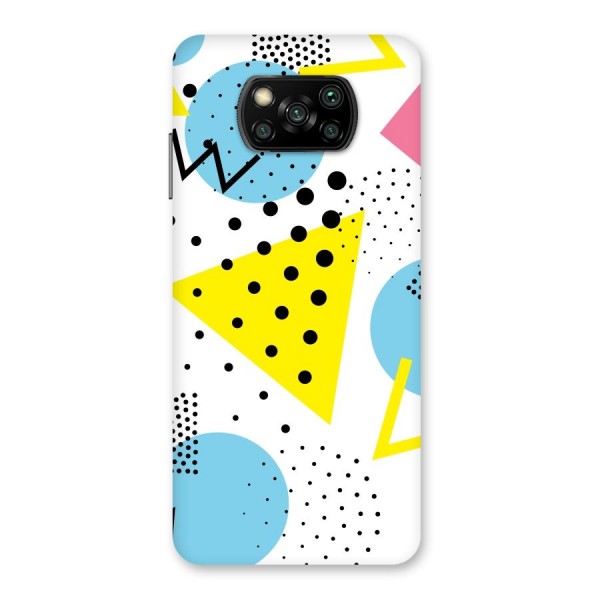 Abstract Geometry Back Case for Poco X3