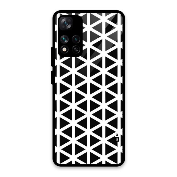 Abstract Geometry Maze Glass Back Case for Xiaomi 11i HyperCharge 5G