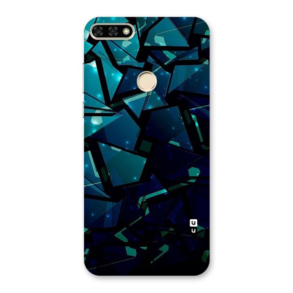 Abstract Glass Design Back Case for Honor 7A