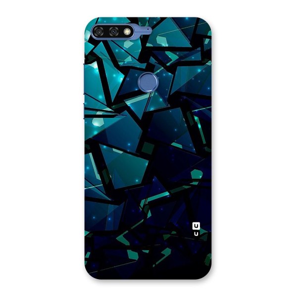Abstract Glass Design Back Case for Honor 7C