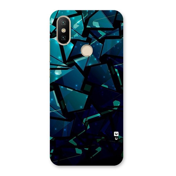 Abstract Glass Design Back Case for Mi A2
