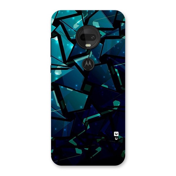 Abstract Glass Design Back Case for Moto G7