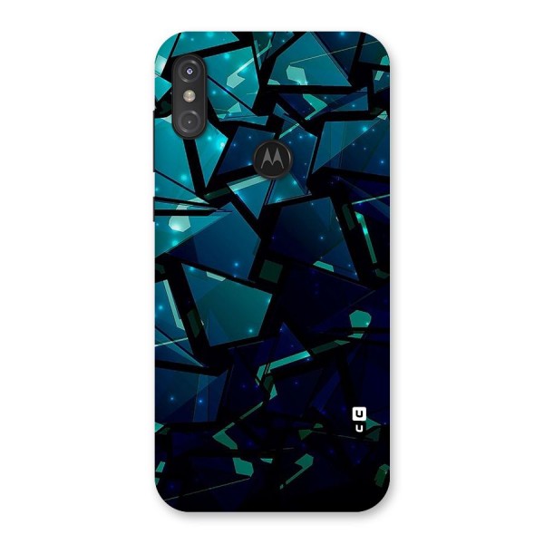 Abstract Glass Design Back Case for Motorola One Power