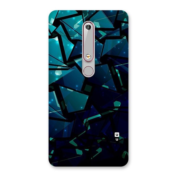 Abstract Glass Design Back Case for Nokia 6.1