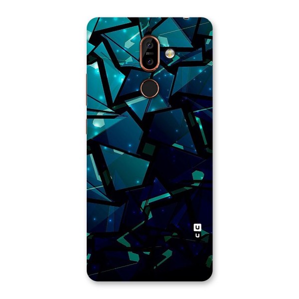 Abstract Glass Design Back Case for Nokia 7 Plus