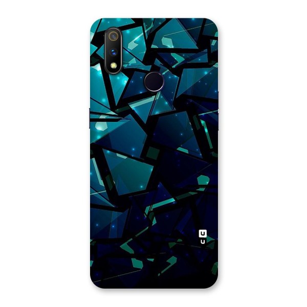 Abstract Glass Design Back Case for Realme 3 Pro