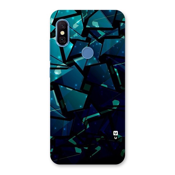 Abstract Glass Design Back Case for Redmi Note 6 Pro