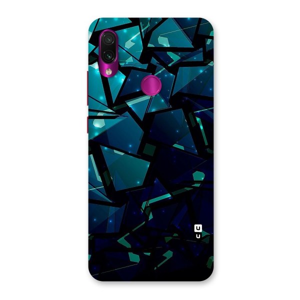 Abstract Glass Design Back Case for Redmi Note 7 Pro