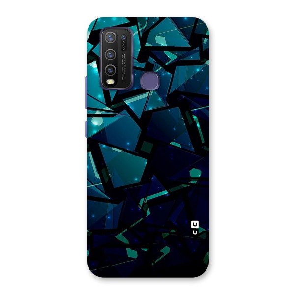 Abstract Glass Design Back Case for Vivo Y30