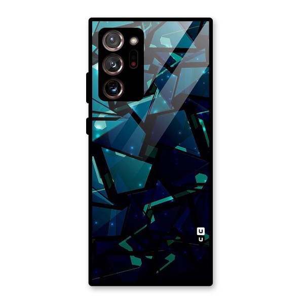 Abstract Glass Design Glass Back Case for Galaxy Note 20 Ultra