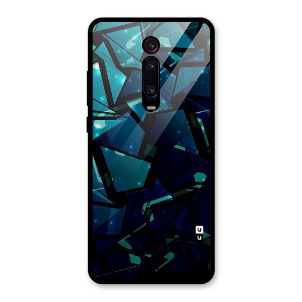 Abstract Glass Design Glass Back Case for Redmi K20 Pro